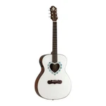 Zemaitis CAF-90H Gloss White Abalone Electric Acoustic Guitar NO.YG1125. Fixed Price $1620.05.