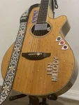 Lenny Santos Hohner Bachata Guitar Replica From The Famous 2007 Aventura Concert. Fixed Price $1000.00.