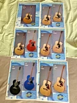 Gibson Original Set Of Leaflets "custom Acoustic Line" 1996/1997/1998. Fixed Price $56.97.