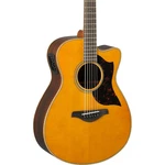 Yamaha Aseries AC1R Cutaway Concert Acousticelectric Guitar Vintage Natural. Fixed Price $779.99.