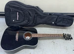 Dean Musical Instruments Black Acoustic Guitar Nsd Sa Cbk W Roadrunner Soft Case. Fixed Price $150.00.