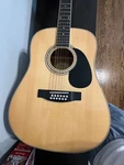 Mitchell D120S12E 12-STRING Dreadnought Acoustic-electric Guitar Natural. Fixed Price $350.00.