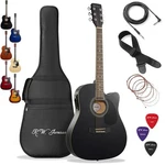 Thinline Cutaway Acoustic Electric Guitar With Gig Bag - Right Handed. Fixed Price $118.99.