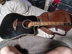 Keith Urban Acoustic-electric Guitar 6 String Black With Gig Bag. Fixed Price $175.00.