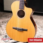 Taylor 212CE-N Plus Nylon Grand Concert Acoustic/electric Guitar With Aerocase. Fixed Price $1399.00.