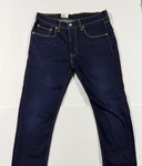 Levi's 500 Series Slim Taper Dark Blue Denim Jeans 5-POCKET Logo Men. Fixed Price $44.99.