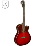 J.n Guitars Bessie Series Auditorium Thin Body Acoustic Electric - Red. Fixed Price $349.99.