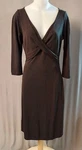 Ann Taylor Black 3-4 Sleeve V-neck Dress Rayon Polyester Size. Fixed Price $29.99.