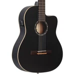 Ortega RCE125SN Performer Series Thinline A/e Classical, Spruce Top, Satin Black. Fixed Price $369.99.