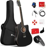 Vangoa Acoustic Electric Guitar Bundle Full Size Cutaway. Fixed Price $134.96.