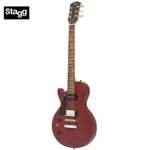 Stagg SEL-HB90 Chrryl Solid Mahogany P90 Left Hand Electric Guitar Cherry. Fixed Price $279.99.