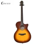 Crafter HT250-CE-BRS Silver Series Orchestra Acoustic Electric Guitar Sunburst. Fixed Price $319.45.