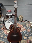 Ovation CE44-RRB Celebrity Series Elite Mid-depth Guitar Reverse Red Burst. Fixed Price $450.00.