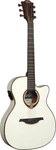 Lag Guitars Tramontane 118 Auditorium Slim Cutaway Acoustic-electric Ivory. Fixed Price $779.00.
