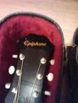 1964 Epiphone Caballero Acoustic Guitar With Case, Style: FT30. Fixed Price $1000.00.