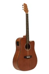 Stagg Electro Acoustic Guitar Cutway Dreadnought Sapele Natural. Fixed Price $347.47.