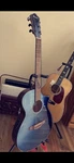 Ibanez AEWC32FMISF Thinline Acoustic Electric Guitar - Indigo Sunset Fade. Fixed Price $350.00.