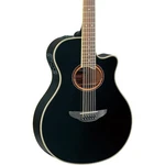 Yamaha APX700II-12 12-STRING Thinline Acoustic-electric Guitar, Black. Fixed Price $749.99.
