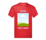 Personalized Your Name Tee, Custom Text Graphic T-shirt, Casual Summer Top, S-3X. Fixed Price $13.50.