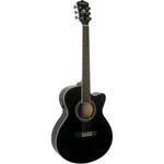 Washburn EA12 Festival Series Mini Jumbo Cutaway Acoustic Electric Guitar. Black. Fixed Price $419.99.