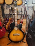 Epiphone J200 Studio Cutaway Acoustic Electric Guitar Sunburst. Fixed Price $525.00.