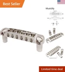 High-quality Adjustable Bridge Tailpiece For Epiphone Electric Guitars Nickel. Fixed Price $28.26.