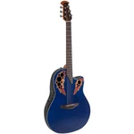 Ovation CE44P-8TQ Celebrity Elite Plus E-acoustic Guitar, Blue Transparent Quilt. Fixed Price $627.49.