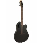 Ovation 1868TX-5 Pro Elite Super Shallow E-acoustic Guitar, Textured Black. Fixed Price $947.00.