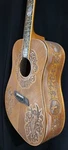 Blueberry Handmade Acoustic Dreadnought Guitar Faith Motif Pre-order 90 Days. Fixed Price $2875.00.
