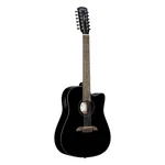 Alvarez AD60CE 12-STRING Acoustic Electric Cutaway Dreadnought Guitar, Black. Fixed Price $699.99.