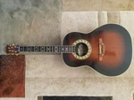 Ovation Acoustic Electric Guitar Model 1117-1. Fixed Price $595.00.