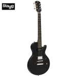 Stagg SEL-HB90 Blk Solid Mahogany Flat Top P90 Electric Guitar Black. Fixed Price $249.99.