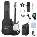 Lekato Beginner Electric Guitar Kit 39 Inch Full Size Solid Body Sss F.... Fixed Price $166.59.