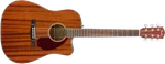 Fender CD-140SCE All Mahogany Solid Top Acoustic Electric Guitar With Case. Fixed Price $449.99.