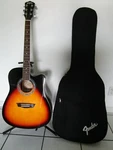 New Washburn WA90CEVSB Acoustic-electric Guitar Vintage Sunburst Fender Gig Bag. Fixed Price $199.99.