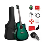 Vangoa Acoustic Electric Guitar Bundle For Beginner Teen Adult Full Size Cuta.... Fixed Price $263.68.