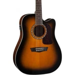 Washburn Heritage 10 Series Dreadnought Cutaway A/e Guitar Tobacco Burst Gloss. Fixed Price $499.00.