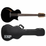 Esp Ltd TL-12 12-STRING Black Blk Thinline Guitar + Hard Case New. Fixed Price $918.00.