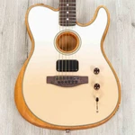 Fender Finneas Signature Acoustasonic Player Telecaster Guitar, Cappuccino Fade. Fixed Price $1399.99.