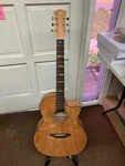 Luna High Tide Exotic Mahogany Grand Concert Cutaway Acoustic Electric Guitar B. Fixed Price $419.99.