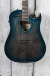 Ibanez Altstar ALT50FA Acoustic Electric Guitar Flame Maple Art Blue Doom Burst. Fixed Price $379.99.
