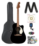 Fender California Standard Redondo Ce Acoustic-electric Guitar Black W/ Gig Ba. Fixed Price $296.99.