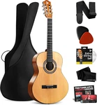 Left Handed Classical Acoustic Guitar Kit, 3/4 Junior Size All Wood Instrument. Fixed Price $116.99.