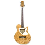 Gosila 39"ACOUSTIC Electric Cutaway Guitar,quilted Maple Top Body(pickup Issue ). Fixed Price $99.00.