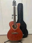 Zemaitis CAF-80HCW-FRD Acoustic Guitar W/electronics Red. Fixed Price $405.00.