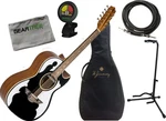 Jimenez Bajo Quinto LBQ4EBT Black Acoustic Electric W/ Gig Bag, Cloth, Stand,. Fixed Price $809.45.