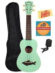 Mk-ss-grn Makala Shark Soprano Ukulele Surf Green W/ Gig Bag. Fixed Price $79.99.