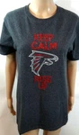 Women's Keep Calm/rise Up Dark Grey W/ Red Glitter Jerzees Tee Shirt Sz Smallnew. Fixed Price $6.75.