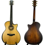 Used Taylor Builder's Edition K14CE Torrefied Spruce And Koa Acoustic Electric G. Fixed Price $4949.00.