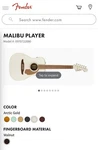 Brand New! Fender Malibu Player Acoustic Guitar 6 String Right Hand Arctic Gold. Fixed Price $425.00.